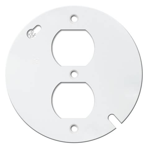 cover for round electrical box|round ceiling outlet cover plate.